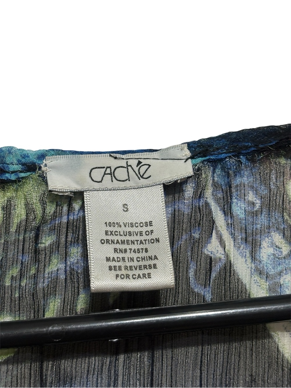 Cache pleated top - Picture 5 of 9